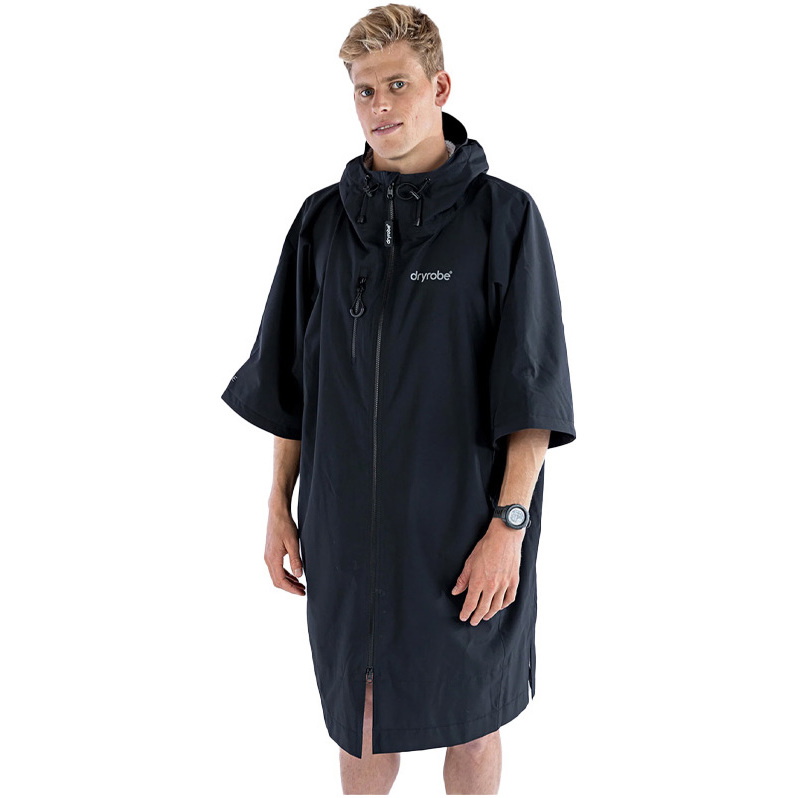 Dryrobe Lite Recycled Changing Robe DLBG - Black / Grey